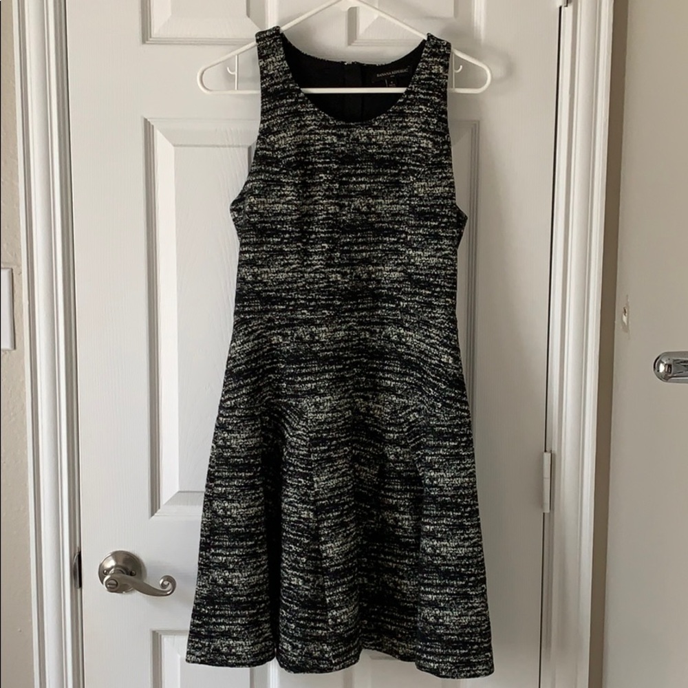 Banana Republic Black Heathered Dress
